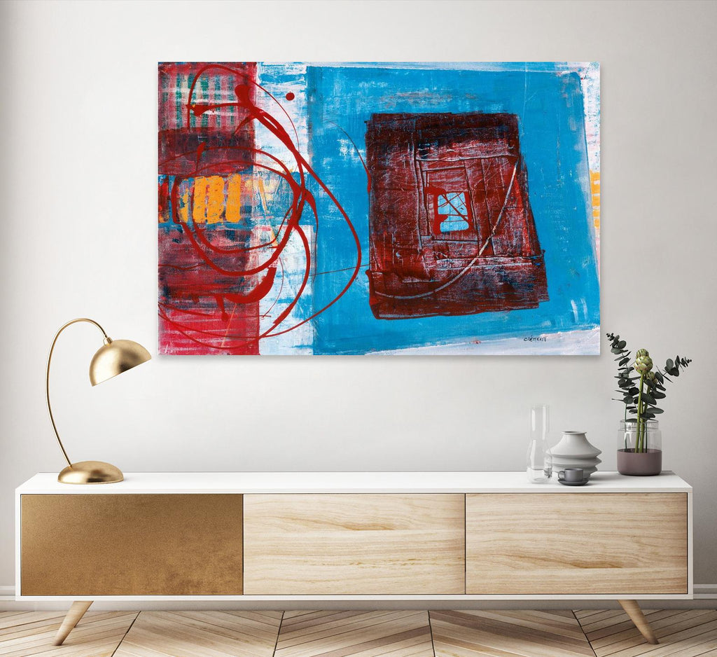 Enthousiasme by Jacques Clement on GIANT ART - red abstract