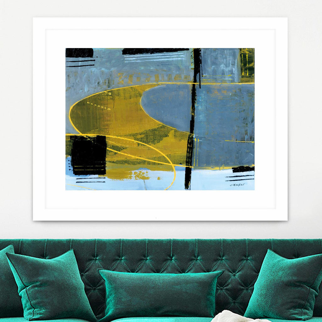 Exultation by Jacques Clement on GIANT ART - blue abstract
