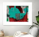 Euphorie by Jacques Clement on GIANT ART - red abstract