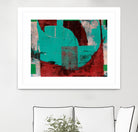 Euphorie by Jacques Clement on GIANT ART - red abstract