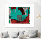 Euphorie by Jacques Clement on GIANT ART - red abstract