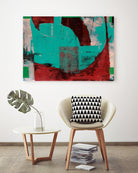 Euphorie by Jacques Clement on GIANT ART - red abstract