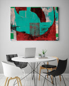 Euphorie by Jacques Clement on GIANT ART - red abstract