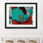 Euphorie by Jacques Clement on GIANT ART - red abstract