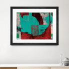 Euphorie by Jacques Clement on GIANT ART - red abstract