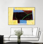 Égaiement 2 by Jacques Clement on GIANT ART - yellow abstract