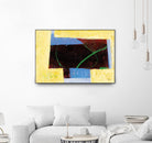 Égaiement 2 by Jacques Clement on GIANT ART - yellow abstract