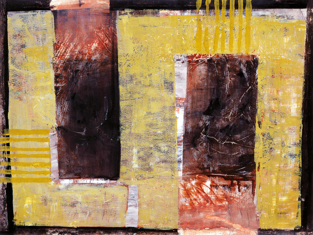 Délectation de Jacques Clement sur GIANT ART - abstraction jaune