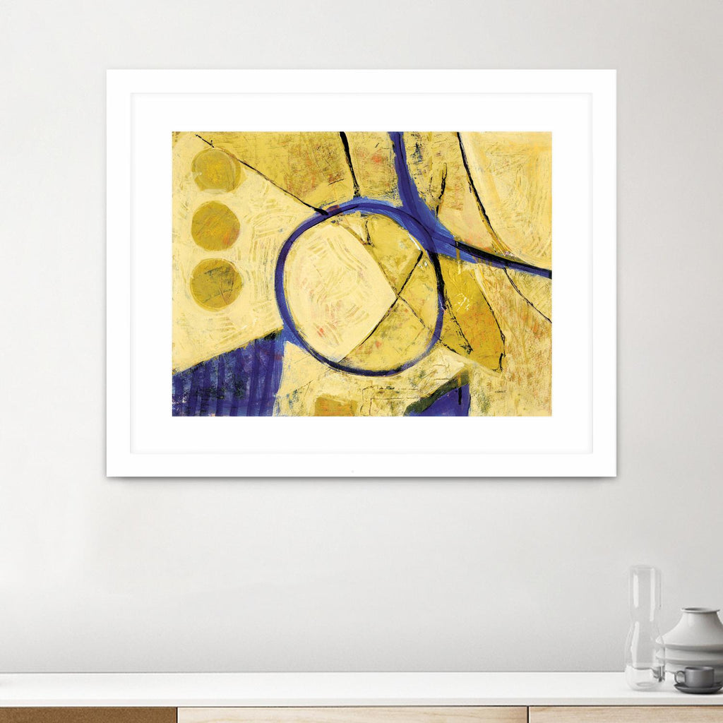 Festif by Jacques Clement on GIANT ART - yellow abstract
