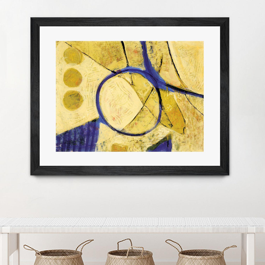 Festif by Jacques Clement on GIANT ART - yellow abstract