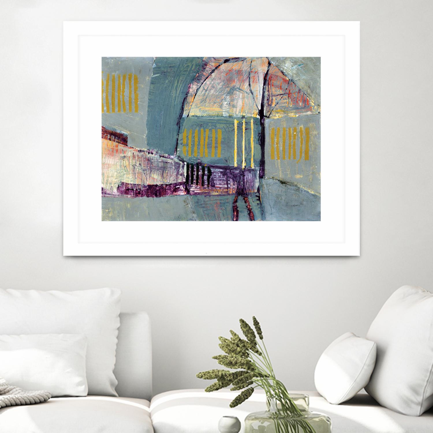 Symphonie by Jacques Clement on GIANT ART - yellow abstract artistes du québec