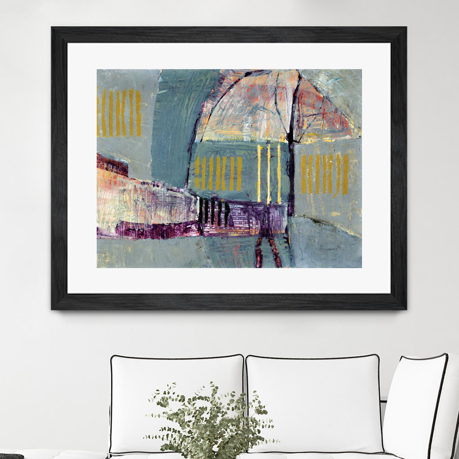 Symphonie by Jacques Clement on GIANT ART - yellow abstract artistes du québec