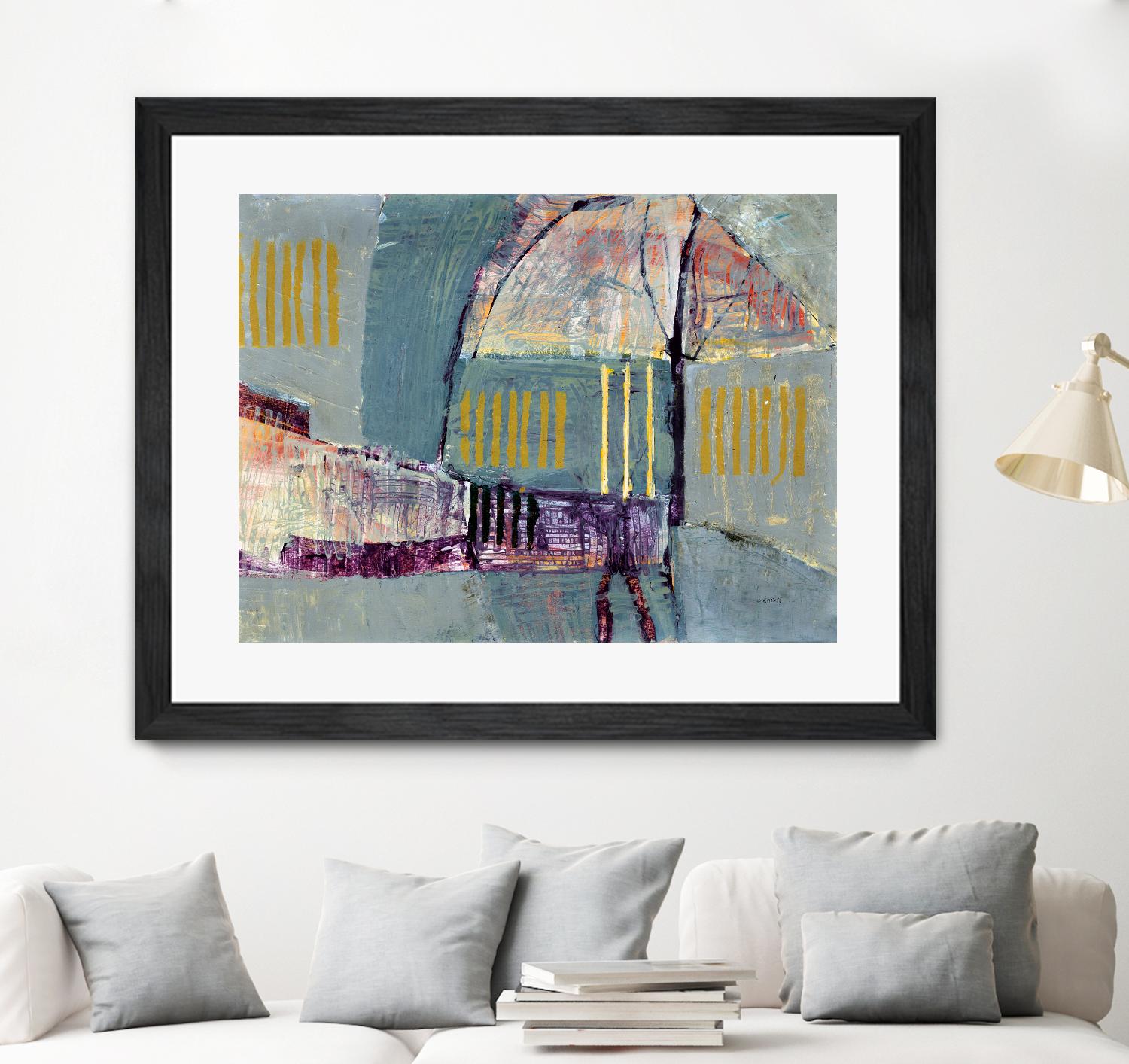 Symphonie by Jacques Clement on GIANT ART - yellow abstract artistes du québec