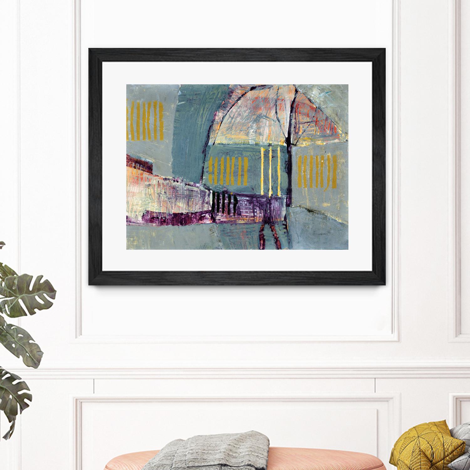 Symphonie by Jacques Clement on GIANT ART - yellow abstract artistes du québec