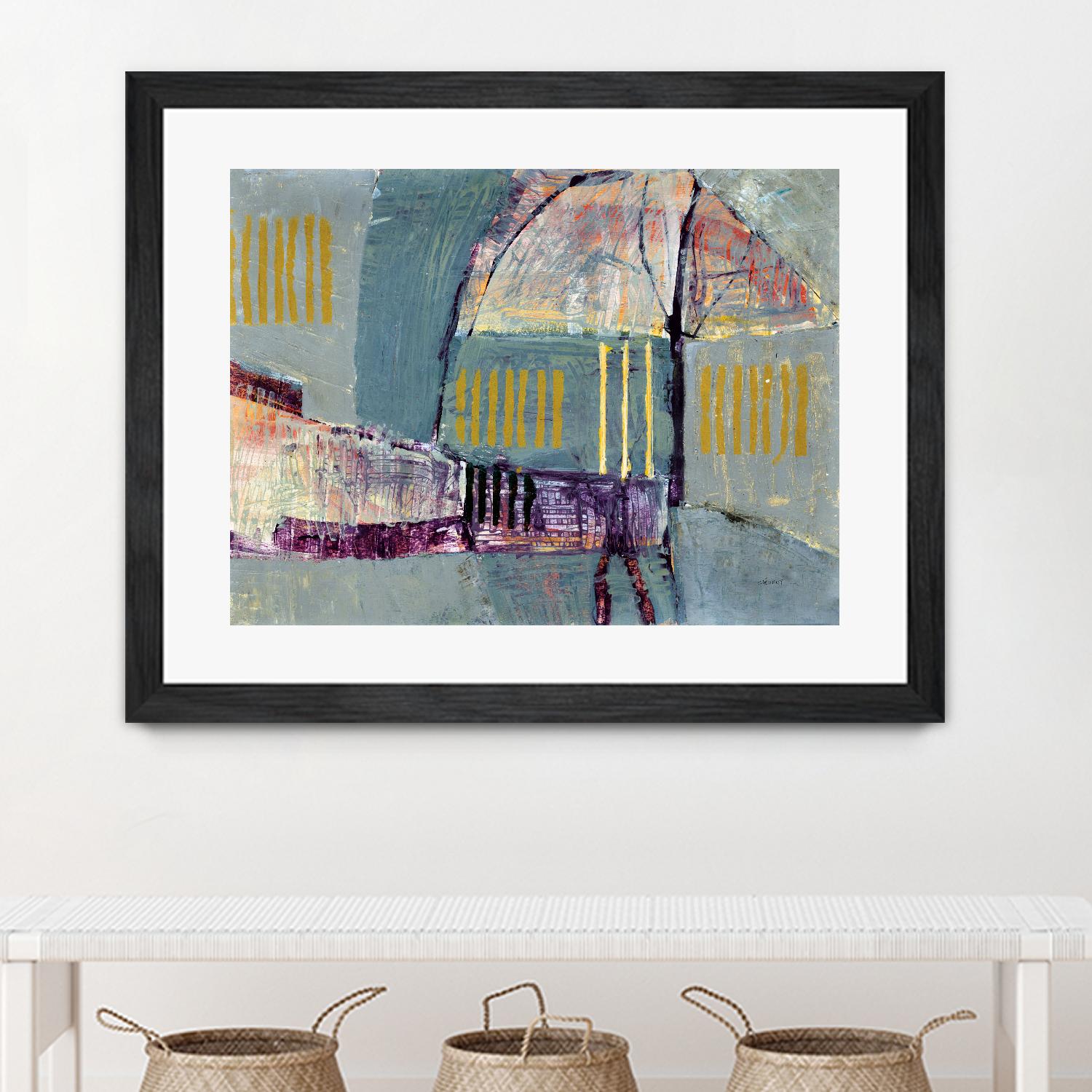 Symphonie by Jacques Clement on GIANT ART - yellow abstract artistes du québec