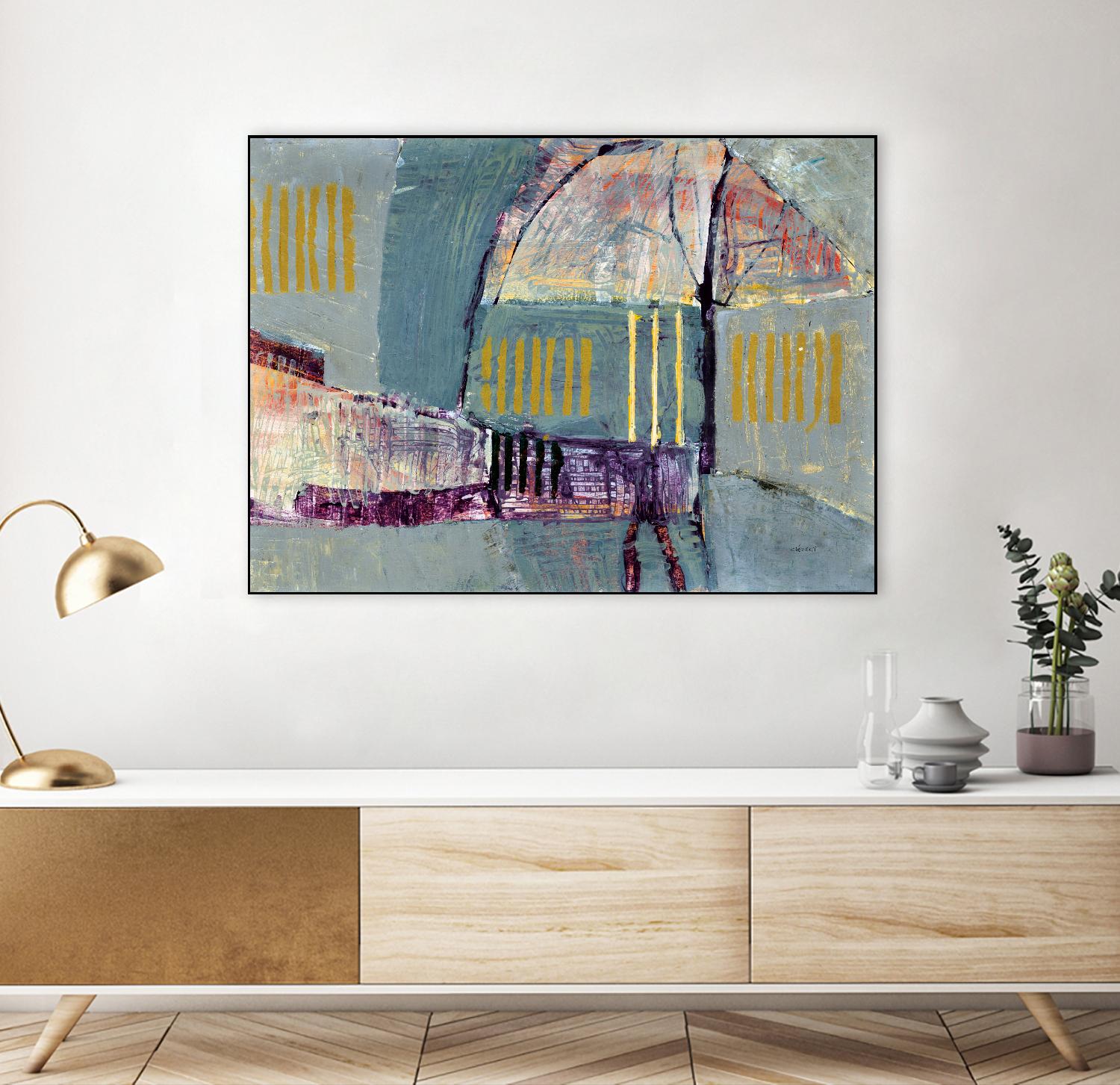 Symphonie by Jacques Clement on GIANT ART - grey abstract