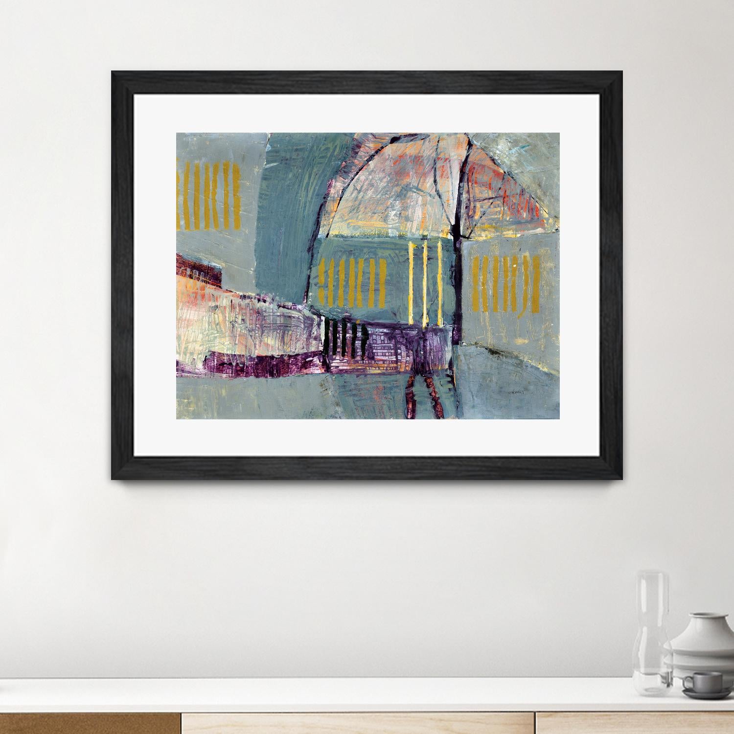 Symphonie by Jacques Clement on GIANT ART - yellow abstract artistes du québec