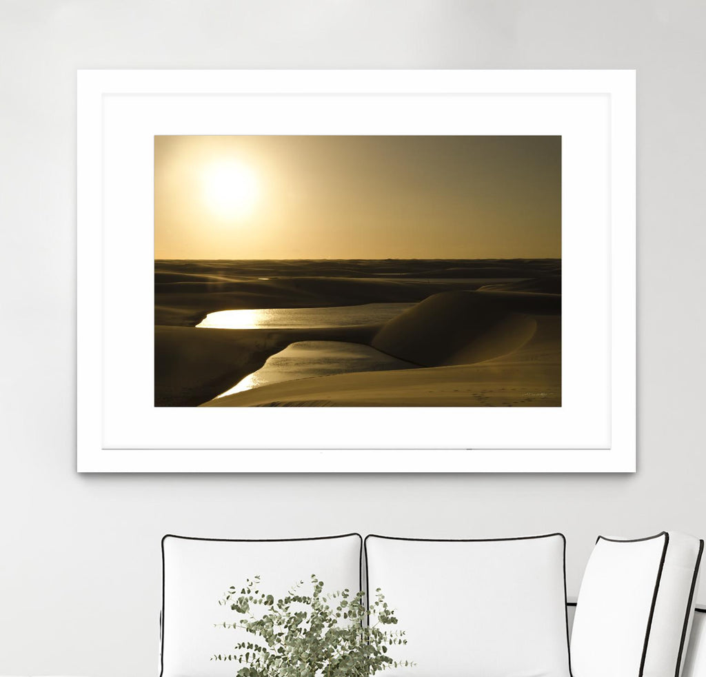 Golden Sunset by Daniel Stanford on GIANT ART - brown landscape