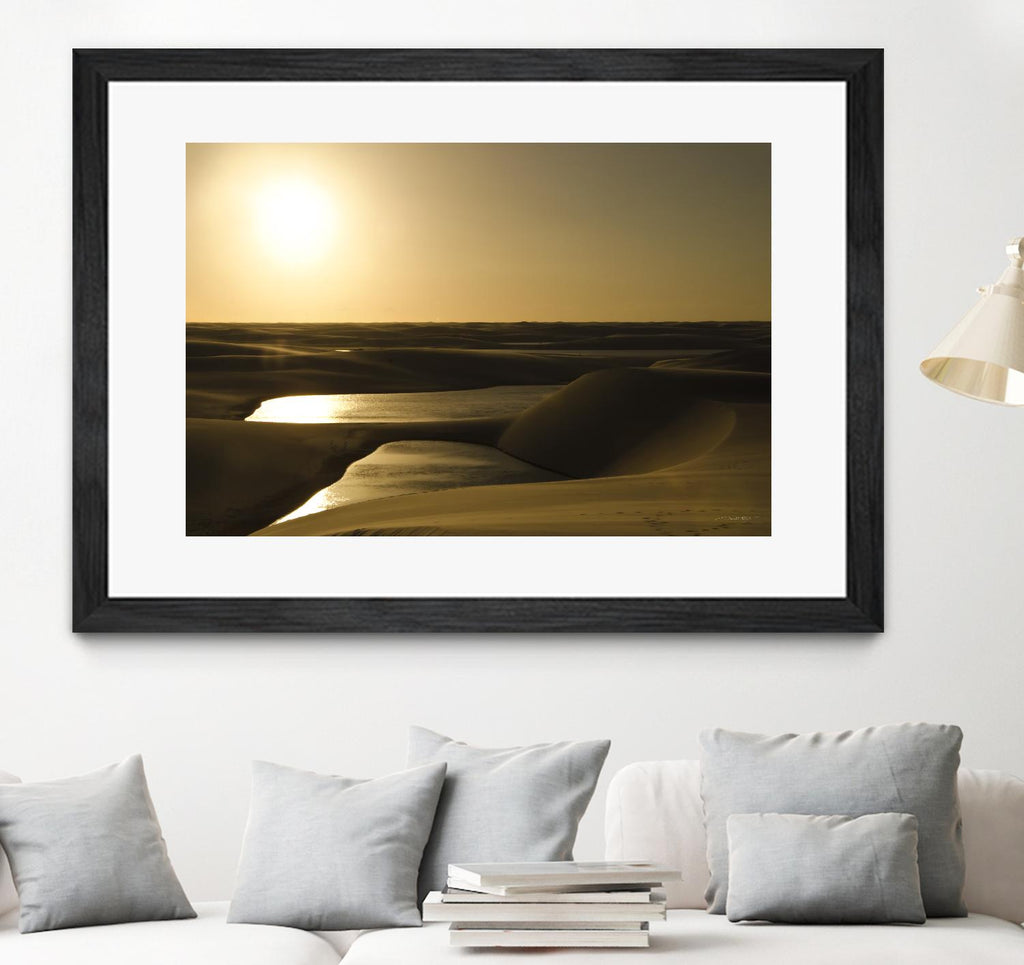 Golden Sunset by Daniel Stanford on GIANT ART - brown landscape