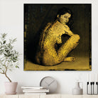 Laetitie Casta Nude by Daniel Stanford on GIANT ART - brown photo art
