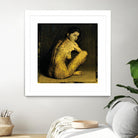 Laetitie Casta Nude by Daniel Stanford on GIANT ART - brown photo art