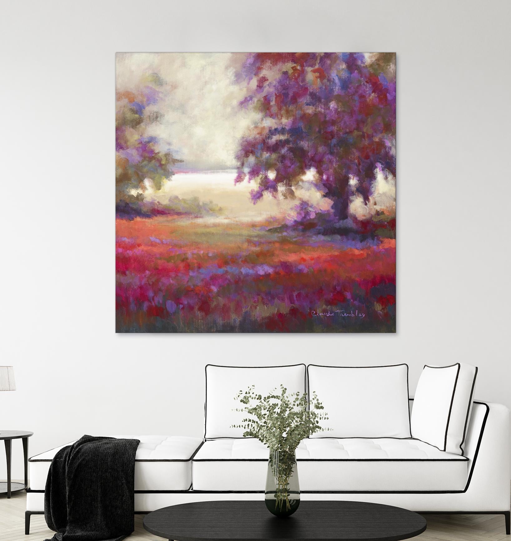 Au seuil de l’étonnement by Claude Tremblay on GIANT ART - brown trees