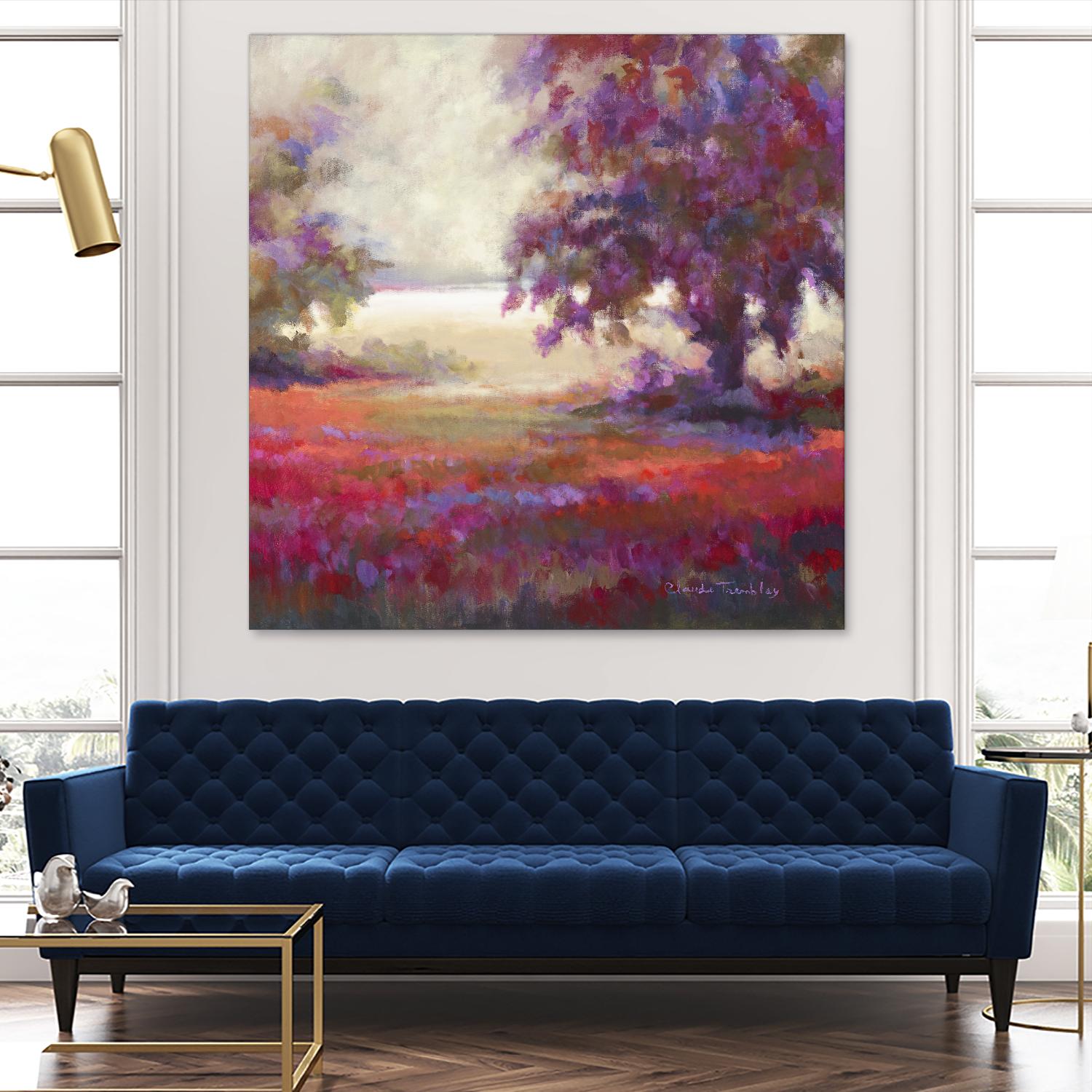 Au seuil de l’étonnement by Claude Tremblay on GIANT ART - brown trees