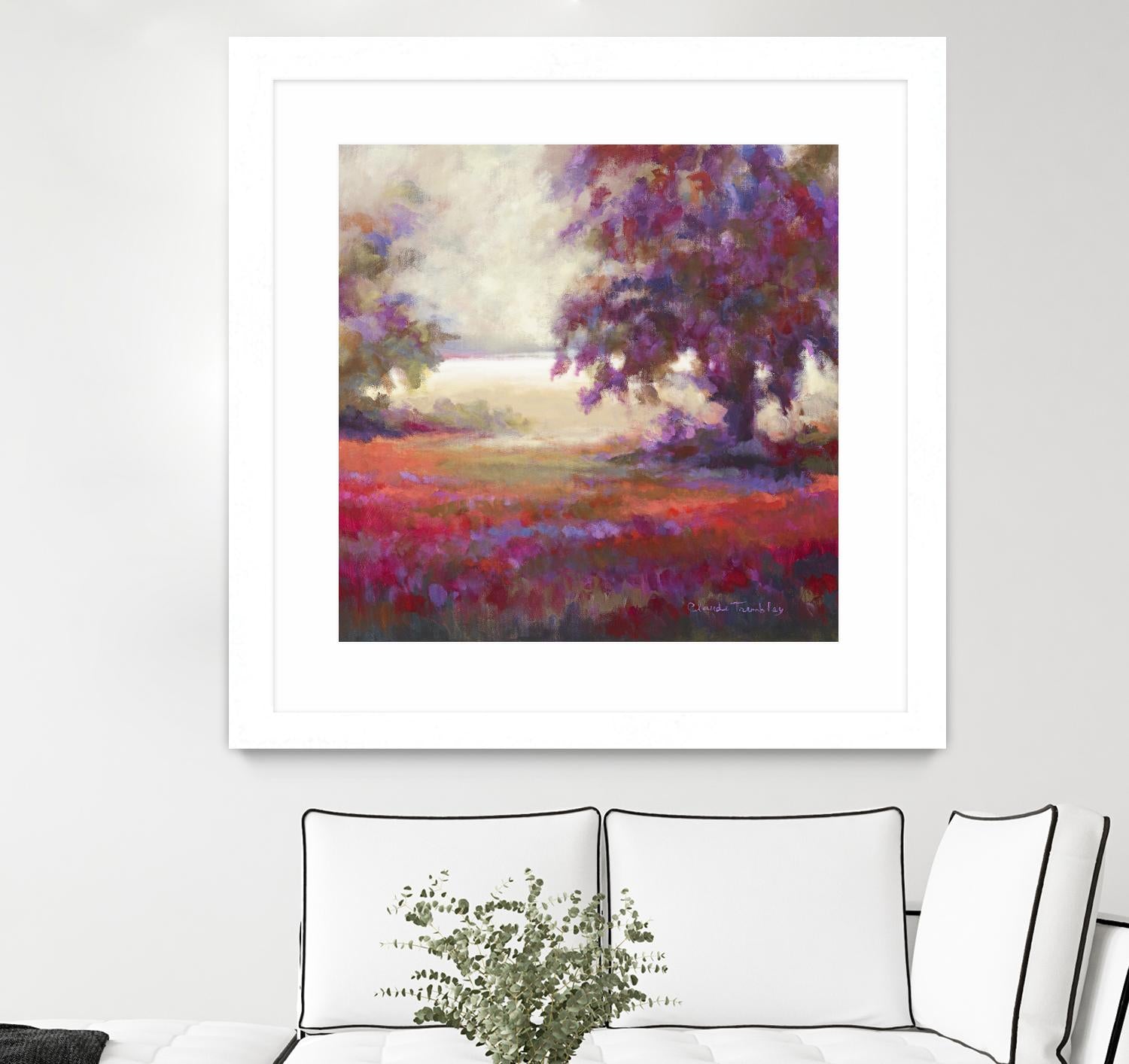 Au seuil de l’étonnement by Claude Tremblay on GIANT ART - brown trees