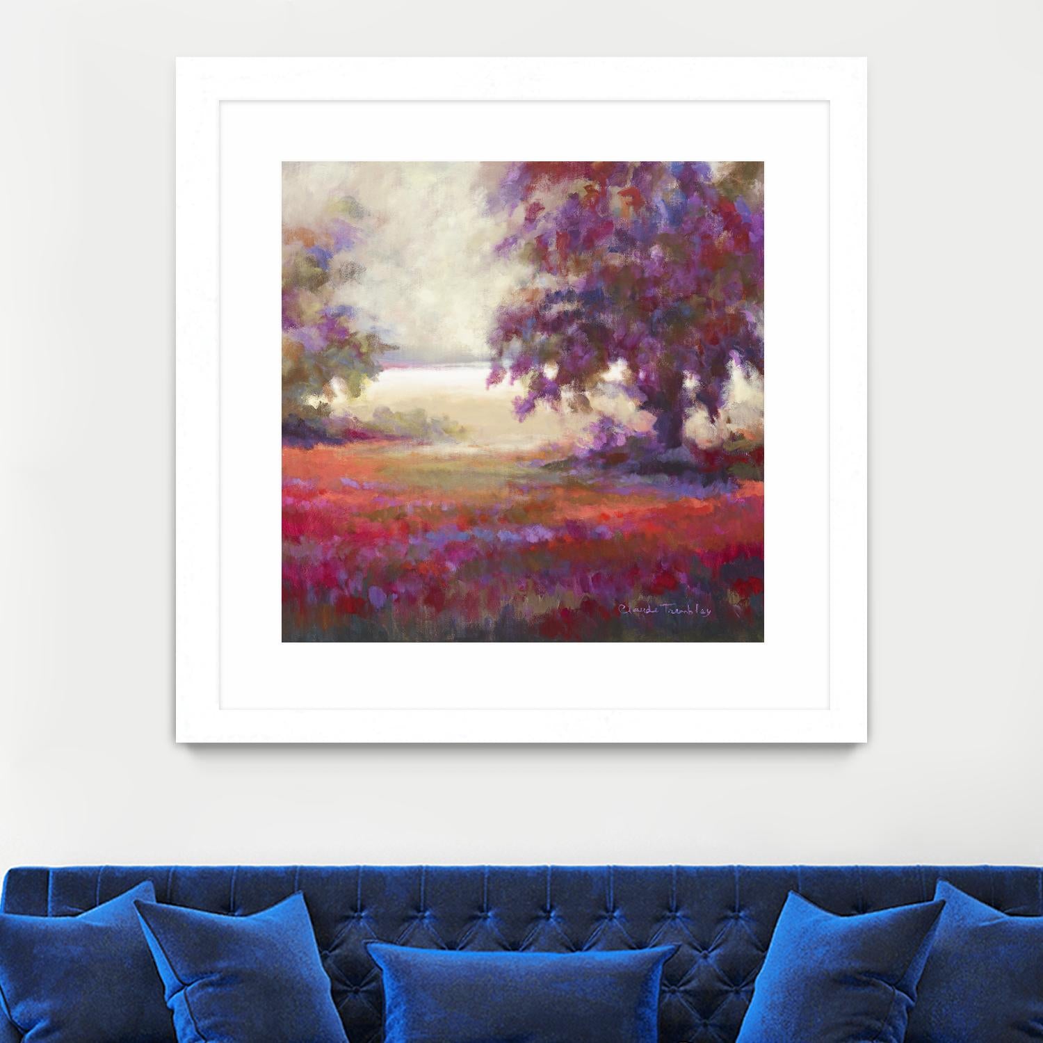 Au seuil de l’étonnement by Claude Tremblay on GIANT ART - brown trees