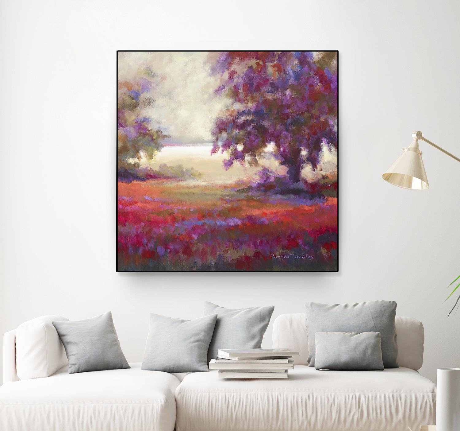 Au seuil de l’étonnement by Claude Tremblay on GIANT ART - brown trees