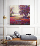 Au seuil de l’étonnement by Claude Tremblay on GIANT ART - red landscape flowers