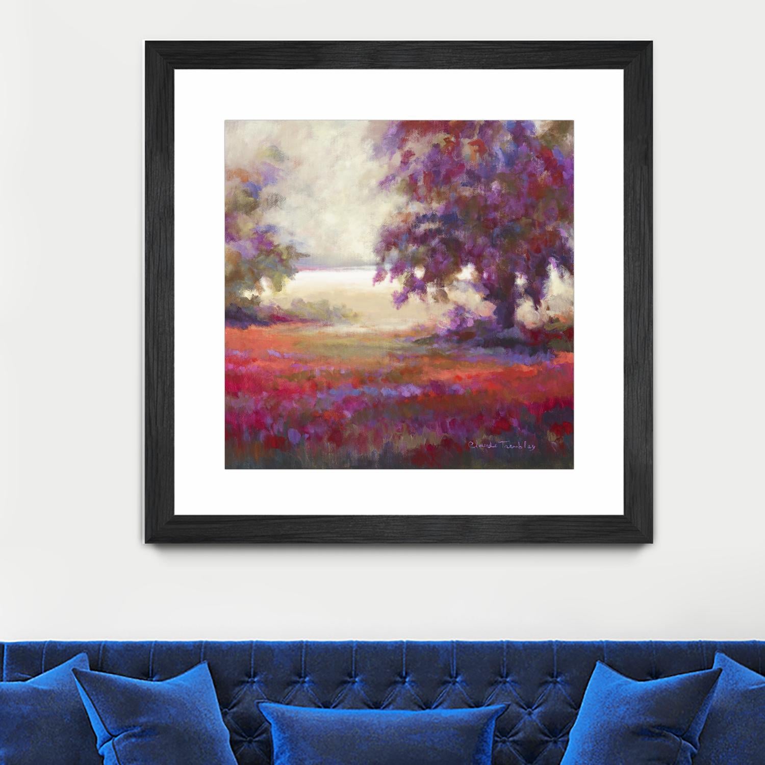 Au seuil de l’étonnement by Claude Tremblay on GIANT ART - brown trees