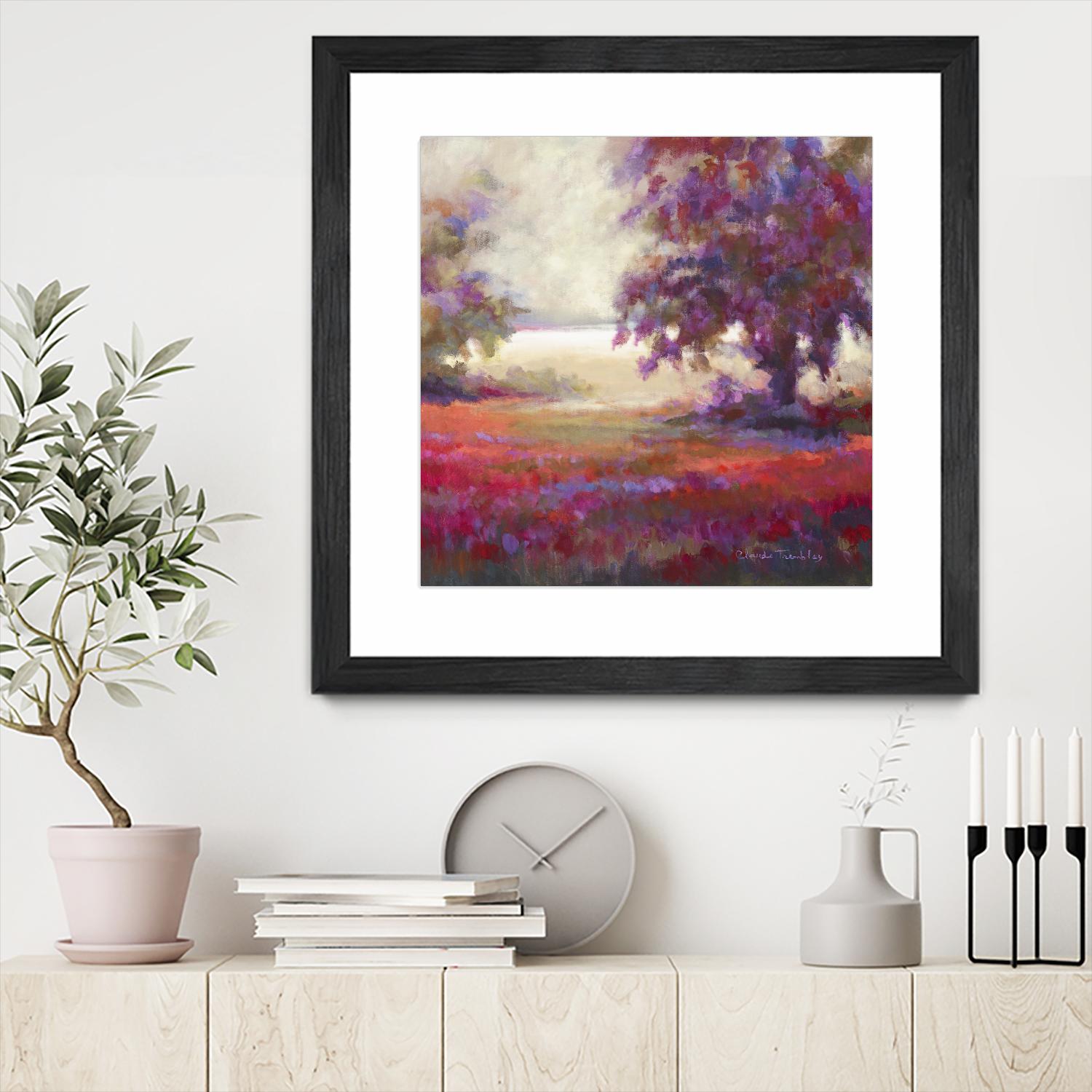 Au seuil de l’étonnement by Claude Tremblay on GIANT ART - brown trees