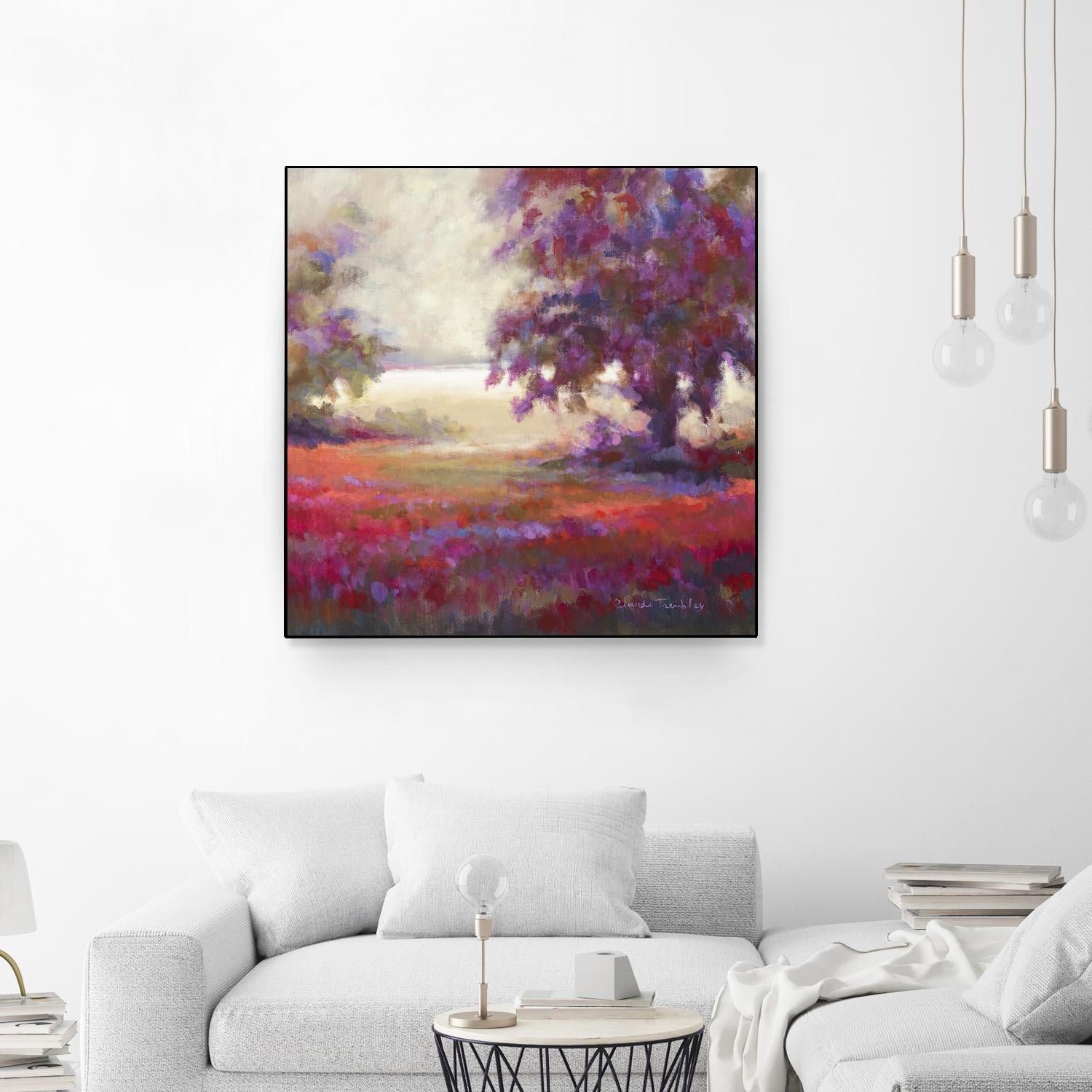 Au seuil de l’étonnement by Claude Tremblay on GIANT ART - brown trees