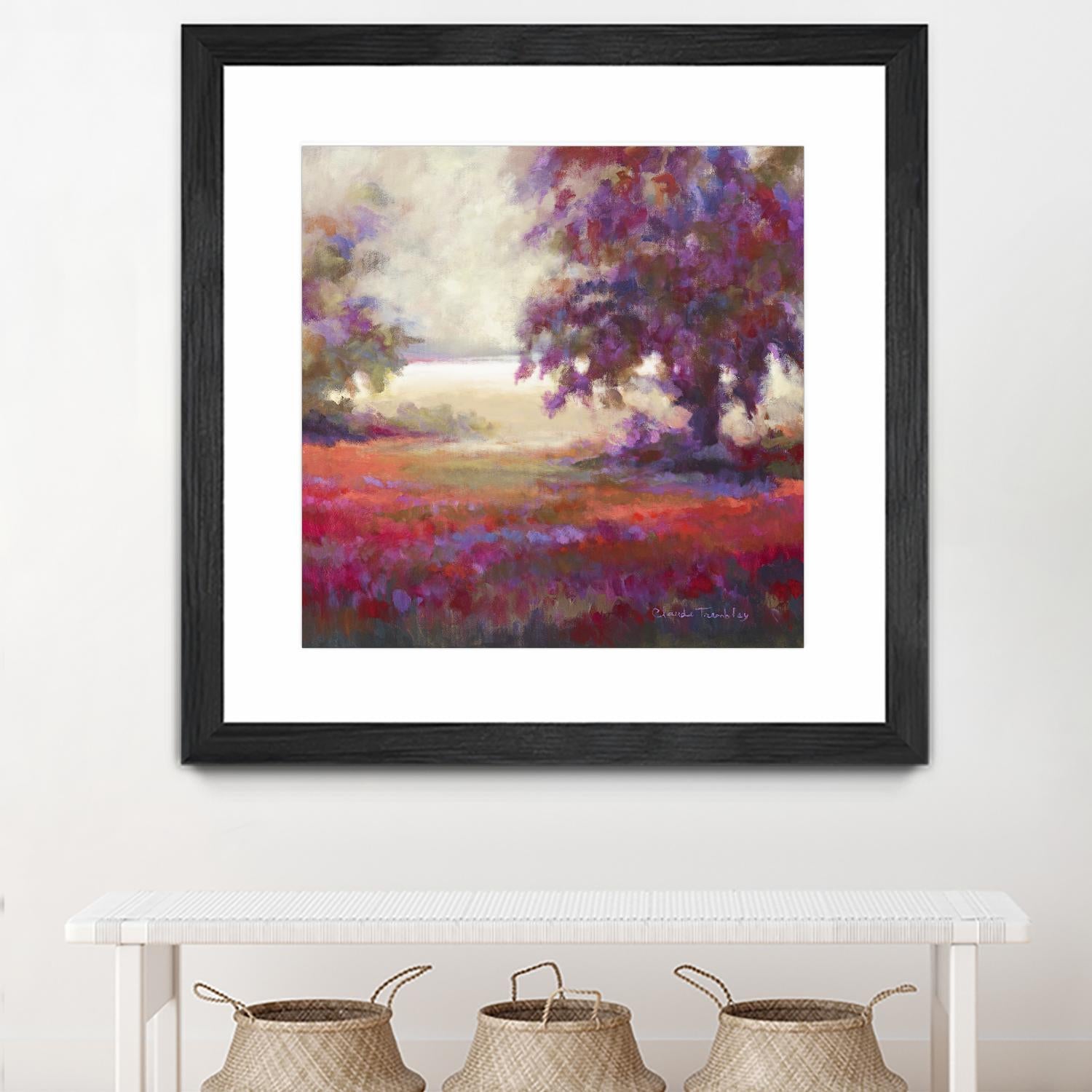 Au seuil de l’étonnement by Claude Tremblay on GIANT ART - brown trees