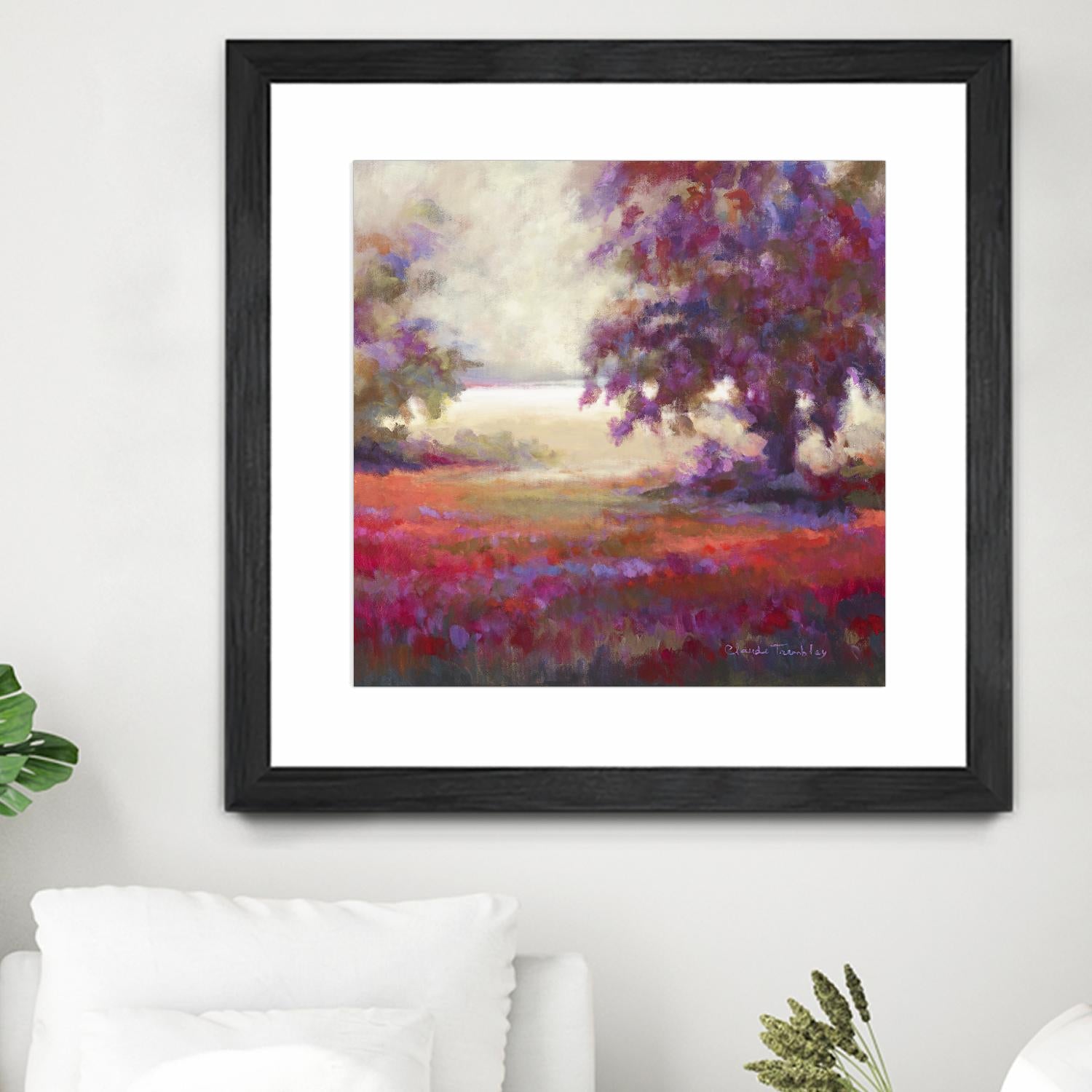 Au seuil de l’étonnement by Claude Tremblay on GIANT ART - brown trees