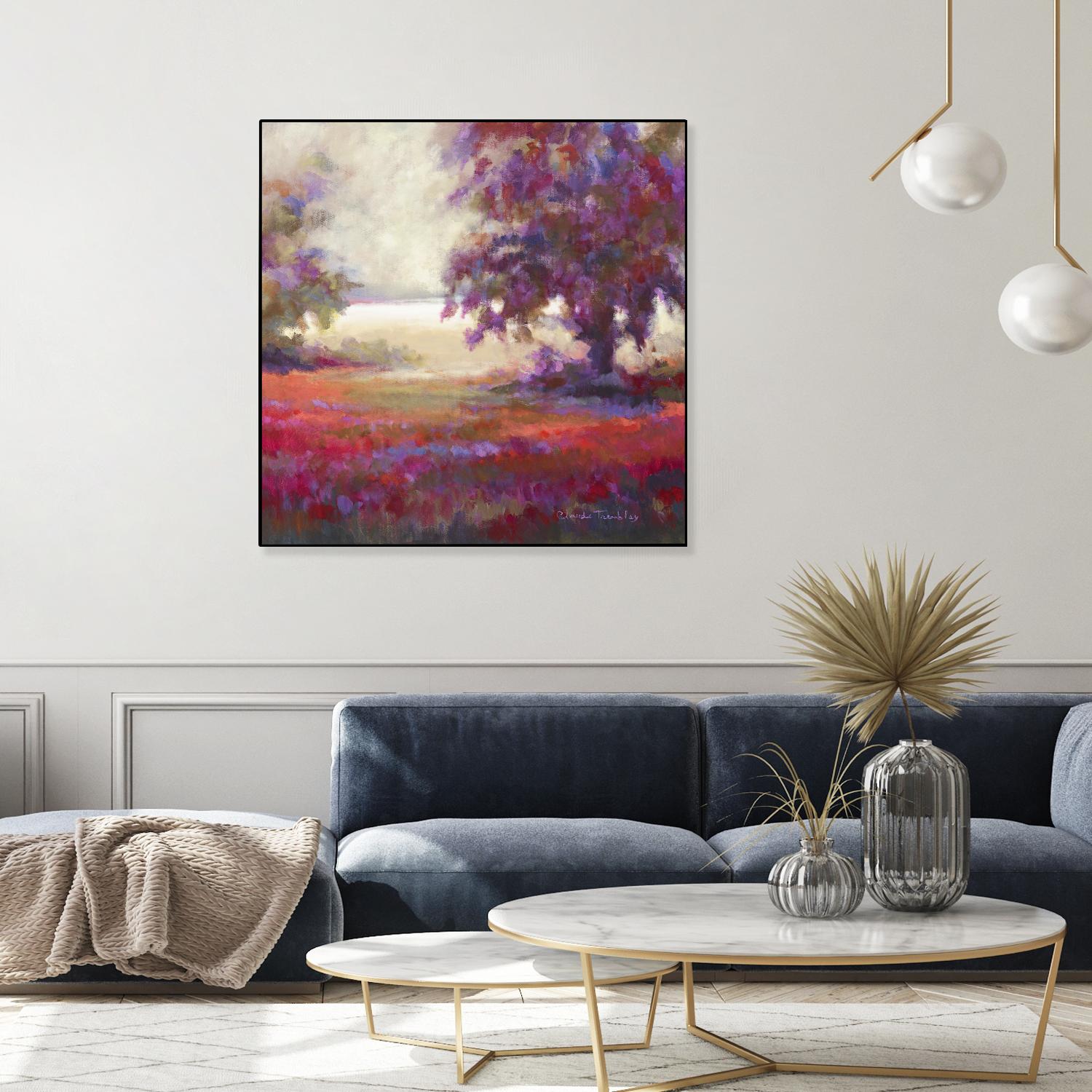 Au seuil de l’étonnement by Claude Tremblay on GIANT ART - brown trees