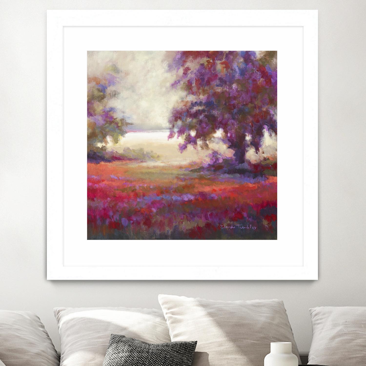 Au seuil de l’étonnement by Claude Tremblay on GIANT ART - brown trees