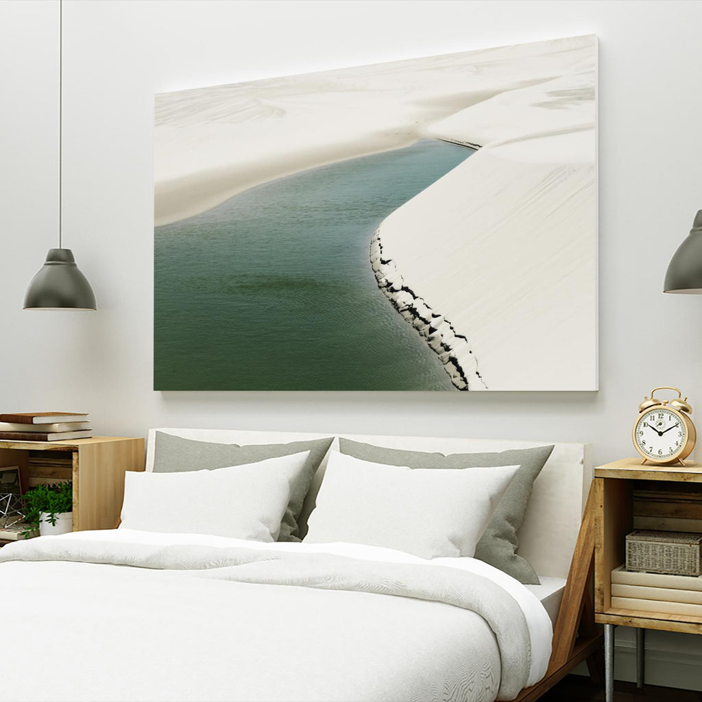 Pale Dunes by Daniel Stanford on GIANT ART - beige landscape
