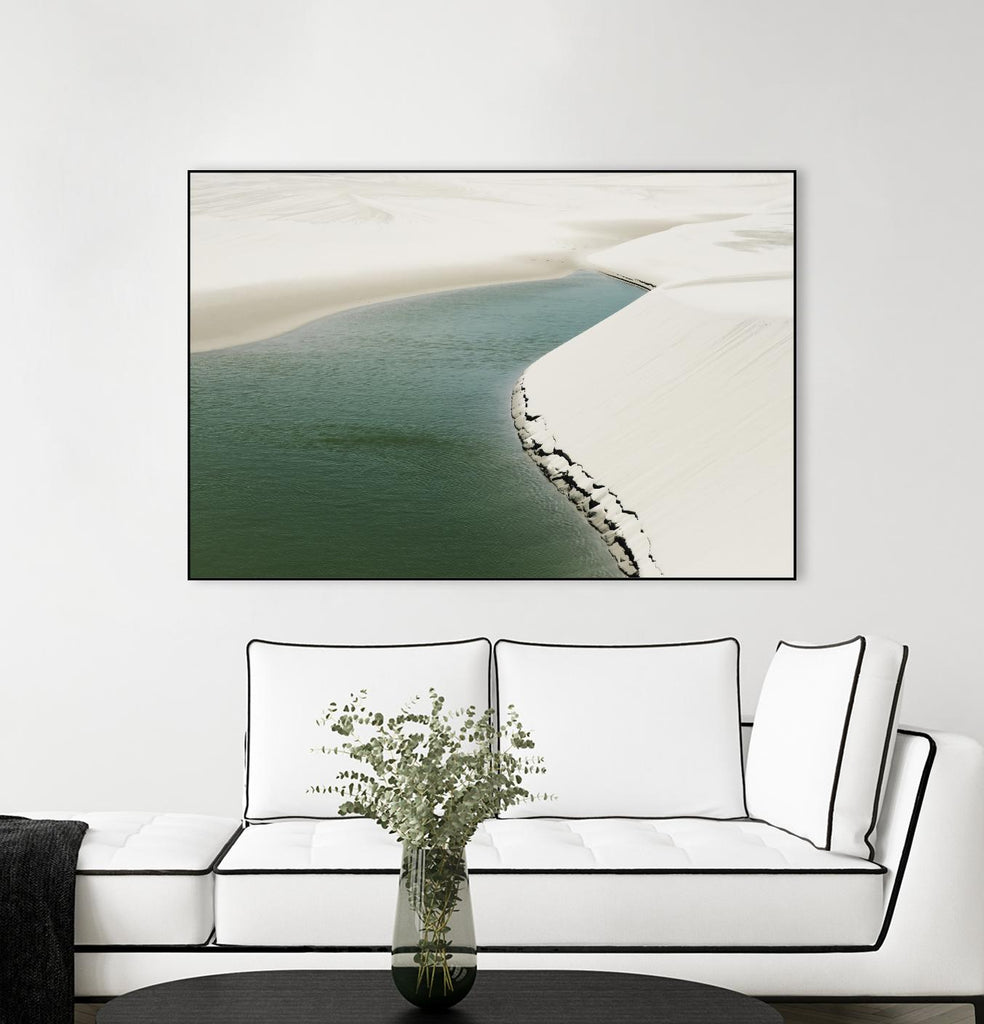 Pale Dunes by Daniel Stanford on GIANT ART - beige landscape