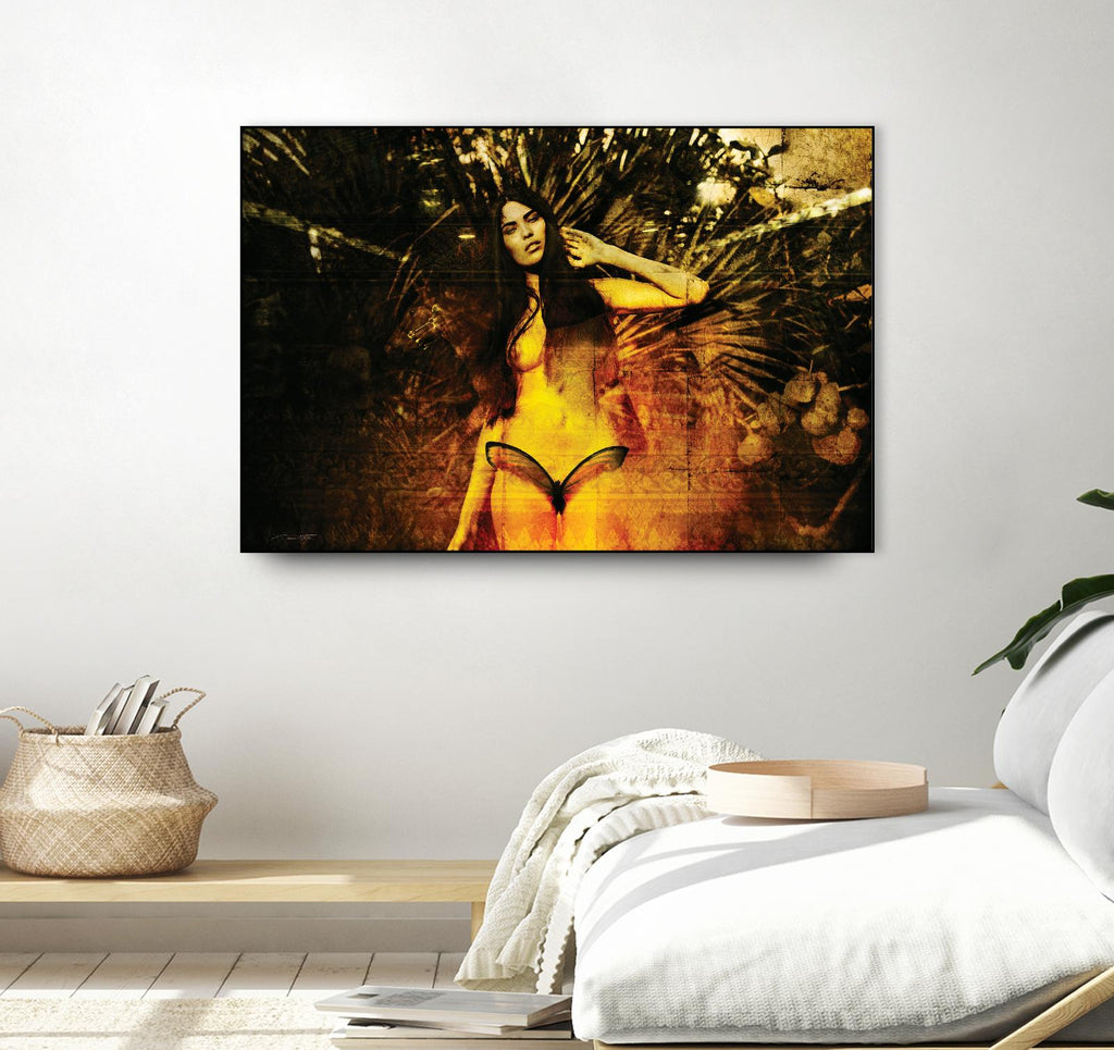 Butterfly by Daniel Stanford on GIANT ART - yellow photo art