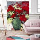 aquarius by Doris Savard on GIANT ART - green floral