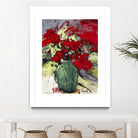 aquarius by Doris Savard on GIANT ART - red flowers peintres canadiens