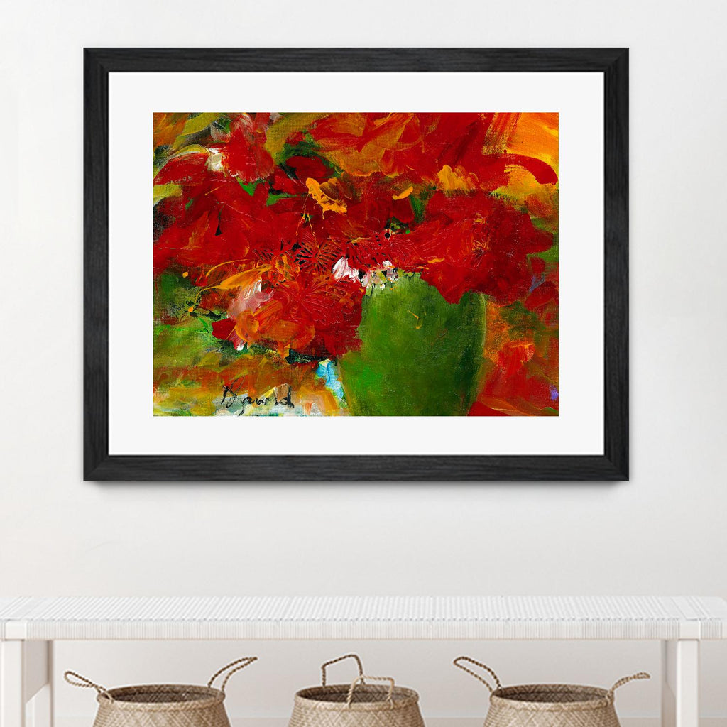 Amazona by Doris Savard on GIANT ART - red flowers contemporary