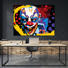 Clown by Ray Lengelé on GIANT ART - red street art horror