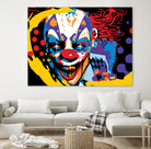 Clown by Ray Lengelé on GIANT ART - red street art horror
