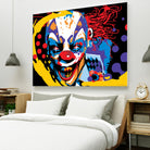 Clown by Ray Lengelé on GIANT ART - red street art horror