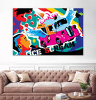 IceScream by Ray Lengelé on GIANT ART - pink art for kids bus