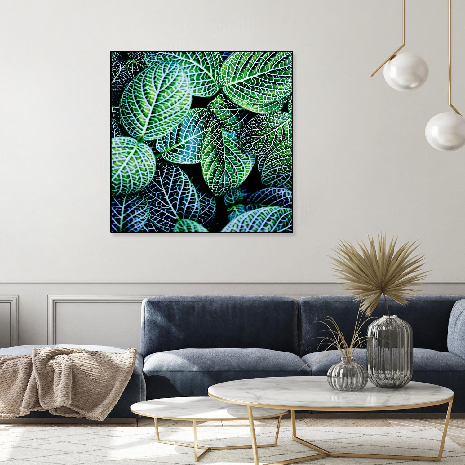 Leaf VIII by Peter Morneau on GIANT ART - white botany