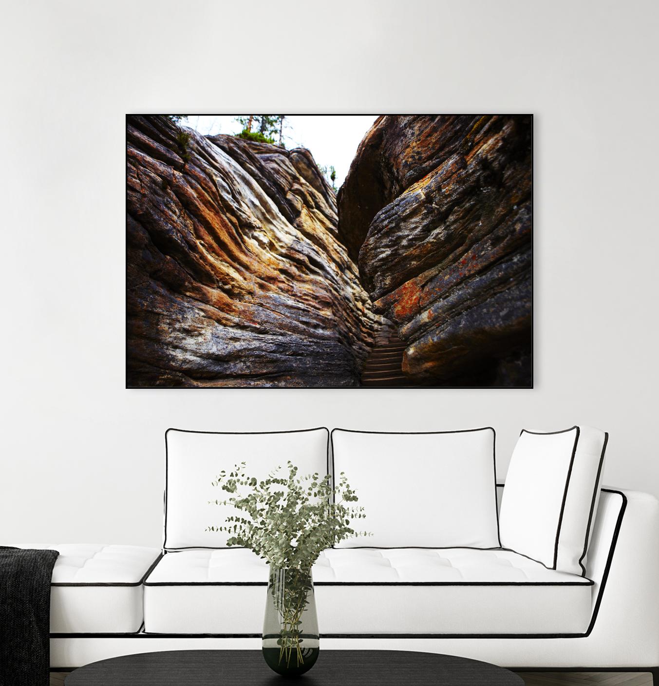 Landscape V by Peter Morneau on GIANT ART - orange photo art